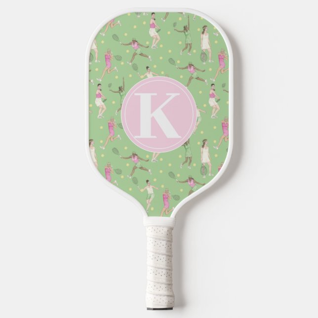 Lady Players Personalized Pickleball Paddle (Front)