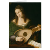 Lady Playing a Lute (Front)