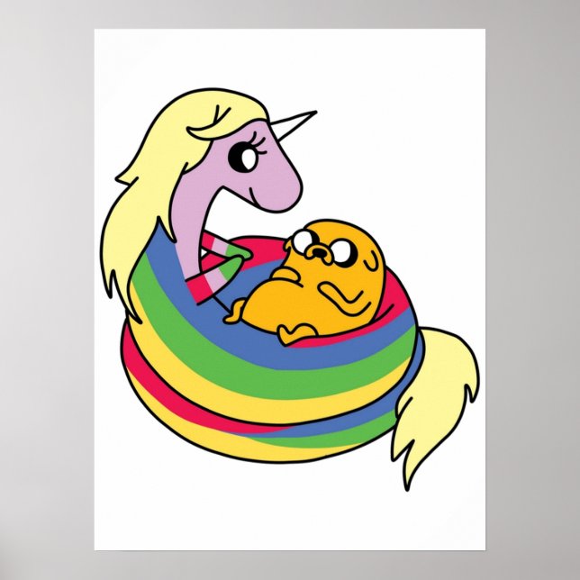 Lady Rainicorn and Jake Poster (Front)