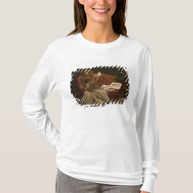 Lady Reading T-Shirt (Front)