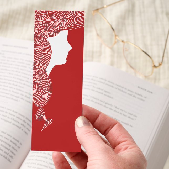 Lady Red Bookmarks (Hand)