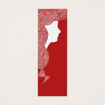 Lady Red Mini Bookmarks by scribbleprints at Zazzle