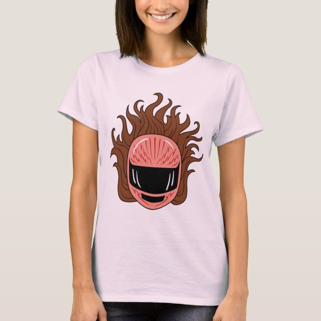 Lady Rider - Pink T-Shirt (Front)