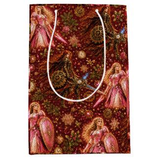 Lady Rosaline & The Clocktower Princess Christmas  Medium Gift Bag