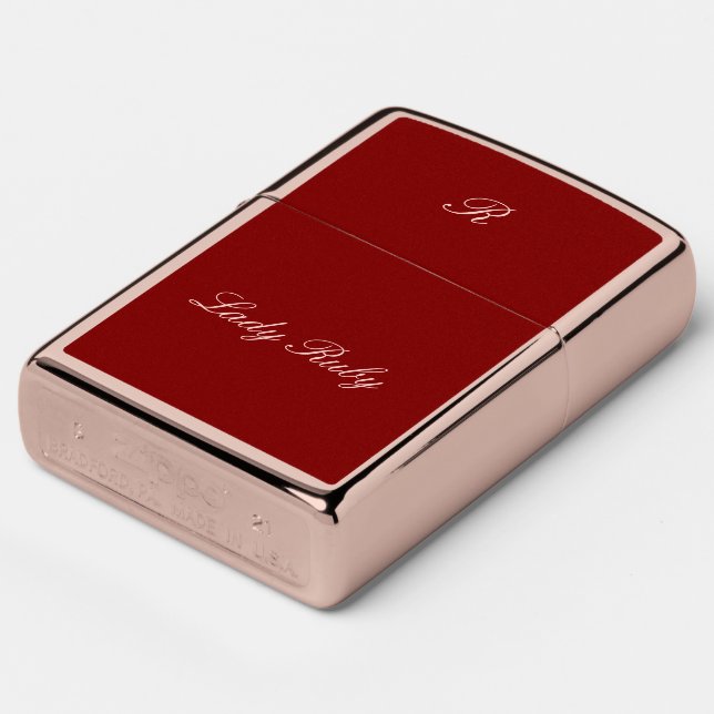 Lady Ruby – Burgundy Premium Lighter Edition (Angle)
