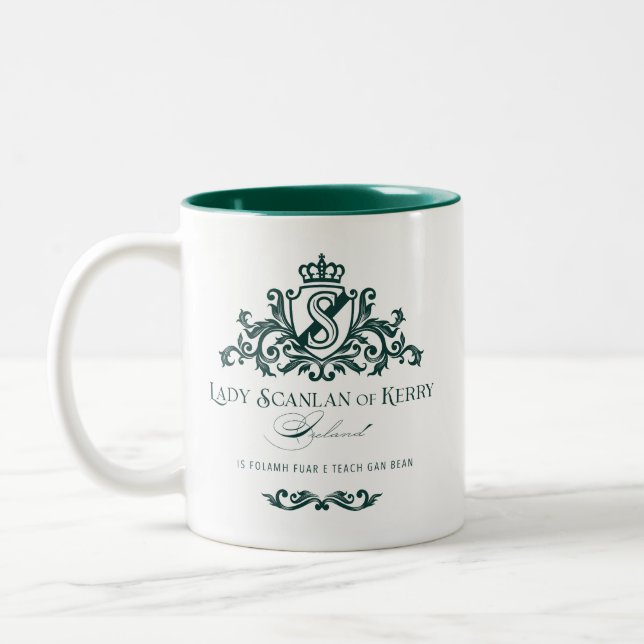 Lady Scanlan  Two-Tone Coffee Mug (Left)