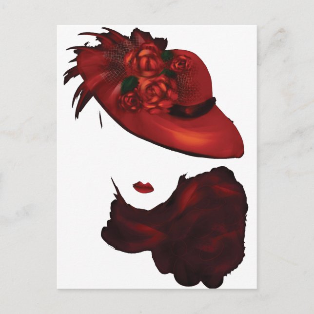 Lady Scarlet Postcard (Front)