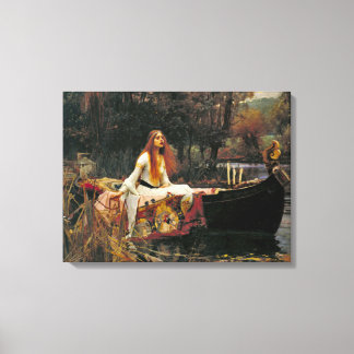Lady Shalott 1888 Canvas Print
