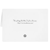 Lady Sings The Blues Card (Back Horizontal)