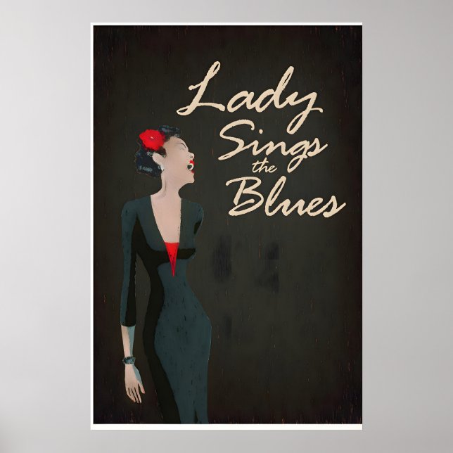 Lady Sings The Blues Inspired Original Design Poster (Front)