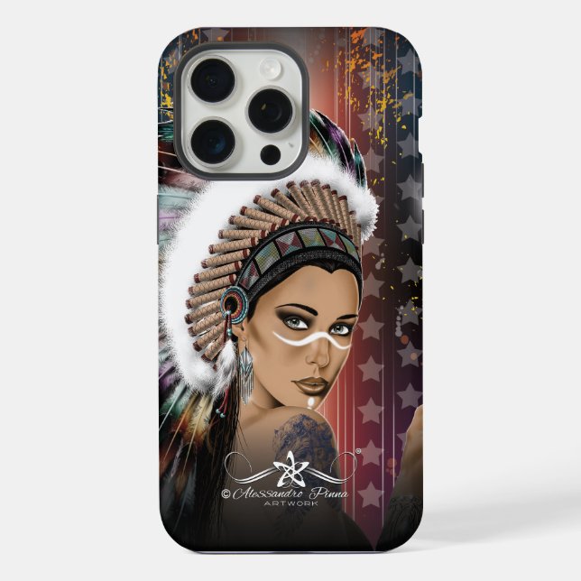 Lady Sioux Iphone Case (Back)