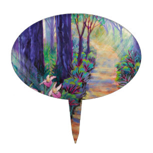 Lady Slippers on the Path Cake Topper