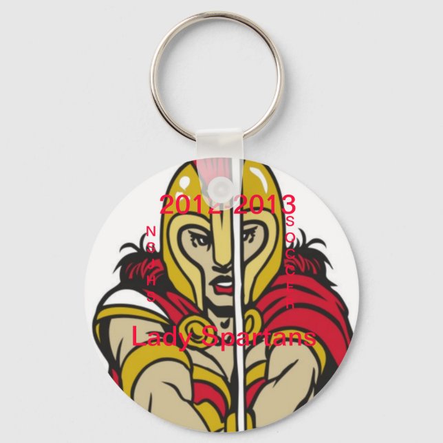 Lady Spartans 2012-2013 Keychain (Front)