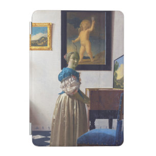 Lady Standing at a Virginal, Johannes Vermeer iPad Mini Cover