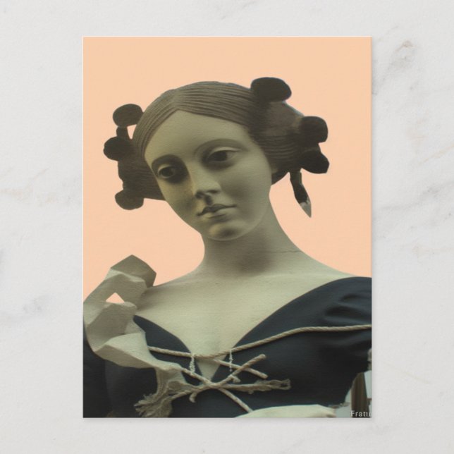Lady Statue Postcard (Front)