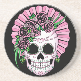 Lady Sugar Skull Coaster