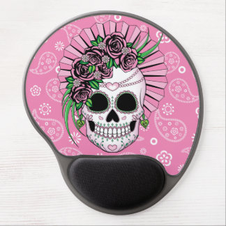 Lady Sugar Skull Gel Mouse Pad