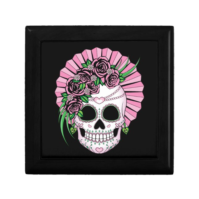 Lady Sugar Skull Keepsake Box (Front)