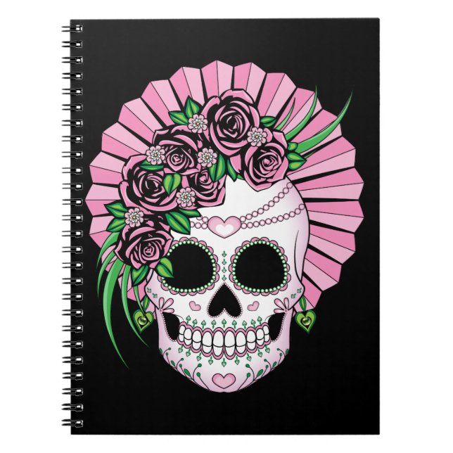 Lady Sugar Skull Notebook (Front)