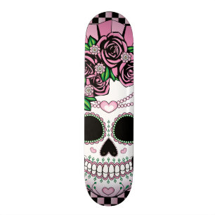 Lady Sugar Skull Skateboard