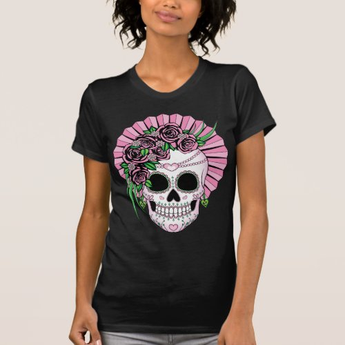 Lady Sugar Skull T_Shirt