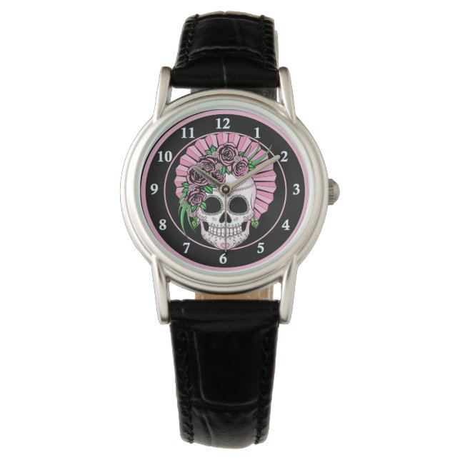 Lady Sugar Skull Watch (Front)