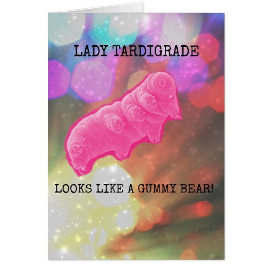Lady Tardigrade Gummy Cards (Front)