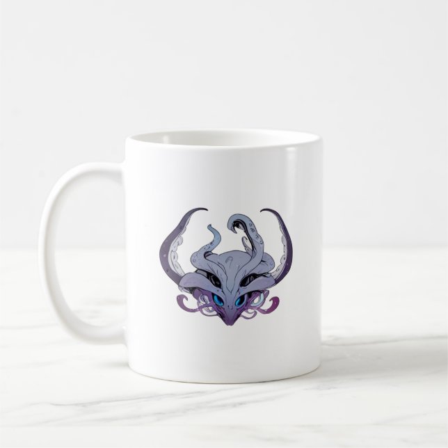 Lady tentacle mug  (Left)