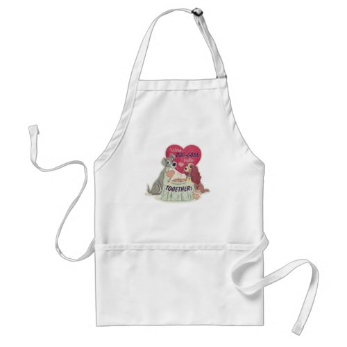 Lady  the Tramp Adult Apron