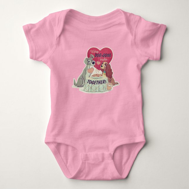 Lady & the Tramp Baby Bodysuit (Front)