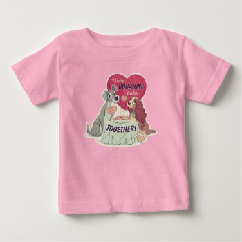 Lady & The Tramp Baby T-shirt by OtherDisneyBrands at Zazzle