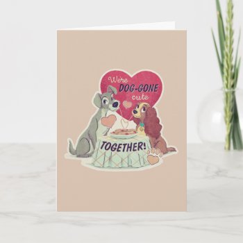 Lady & The Tramp Card by OtherDisneyBrands at Zazzle