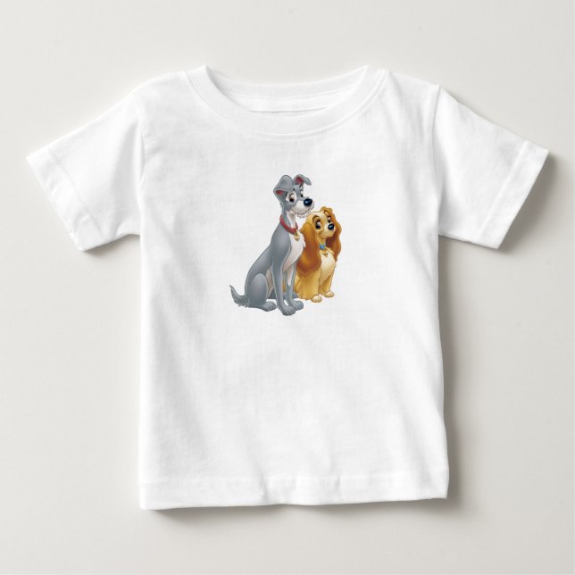 Lady & the Tramp | Classic Pose Baby T-Shirt (Front)