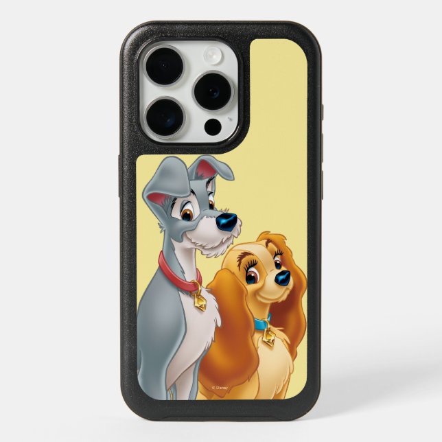 Lady & the Tramp | Classic Pose iPhone 15 Pro Case (Back)