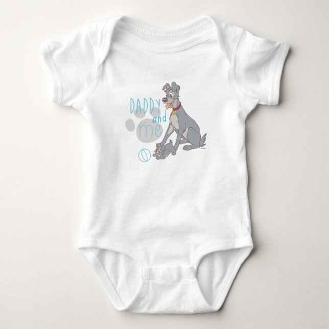 Lady & The Tramp | Daddy and Me Baby Bodysuit (Front)