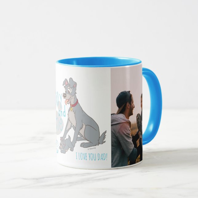 Lady & The Tramp | Daddy and Me Photo Mug (Front Right)
