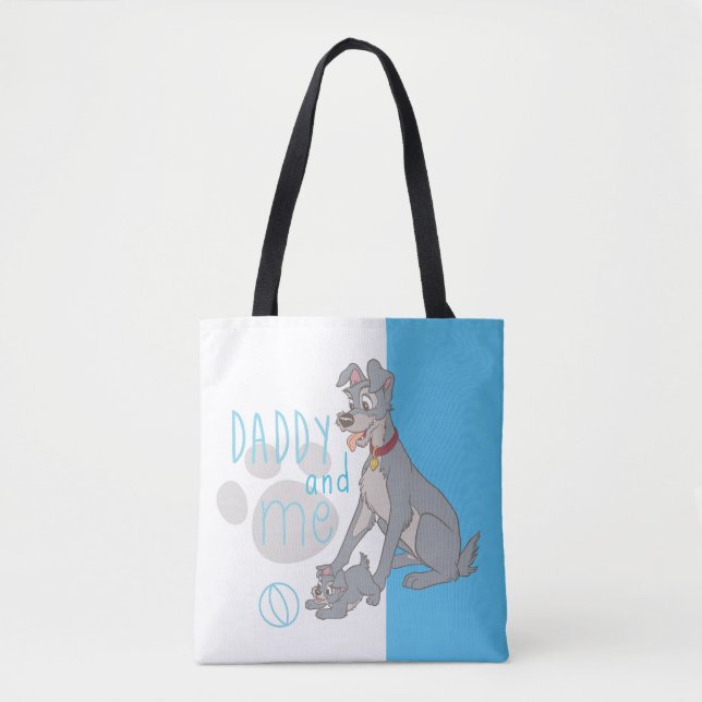Lady & The Tramp | Daddy and Me Tote Bag (Front)