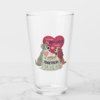 Lady & The Tramp Glass by OtherDisneyBrands at Zazzle