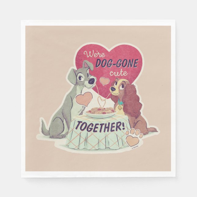 Lady & the Tramp Napkins (Front)