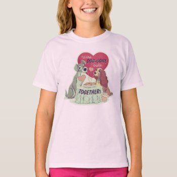 Lady & The Tramp T-shirt by OtherDisneyBrands at Zazzle