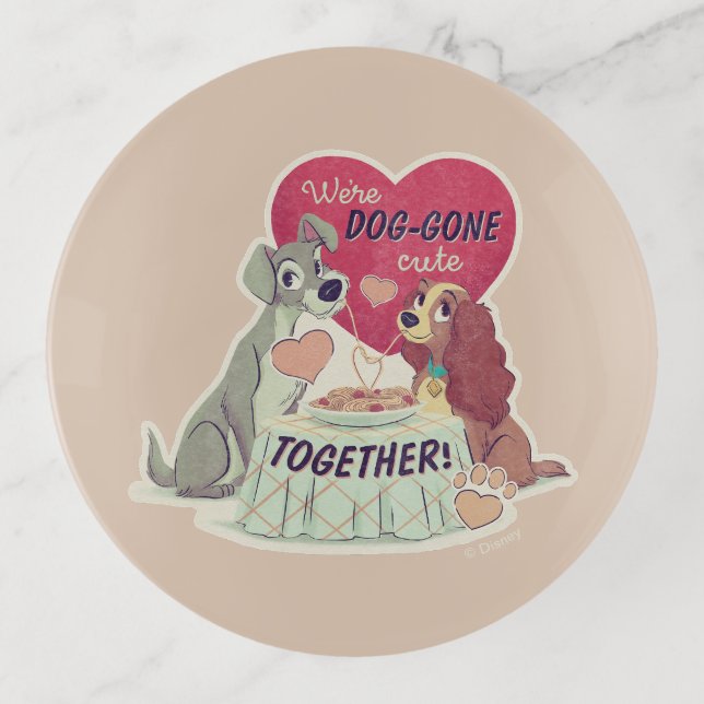 Lady & the Tramp Trinket Tray (Front)