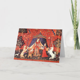 "Lady & the Unicorn" Holiday Card