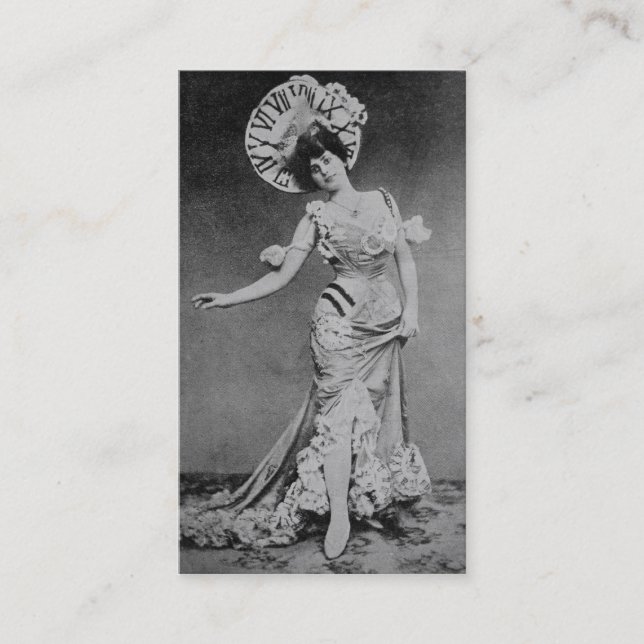 Lady Time Business Card (Front)