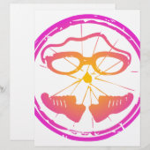 Lady Triathlon, woman triathlon (Front/Back)