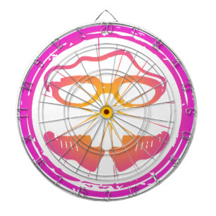 Lady Triathlon, woman triathlon Dart Board