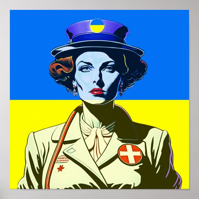 Lady Ukraine Poster (Front)