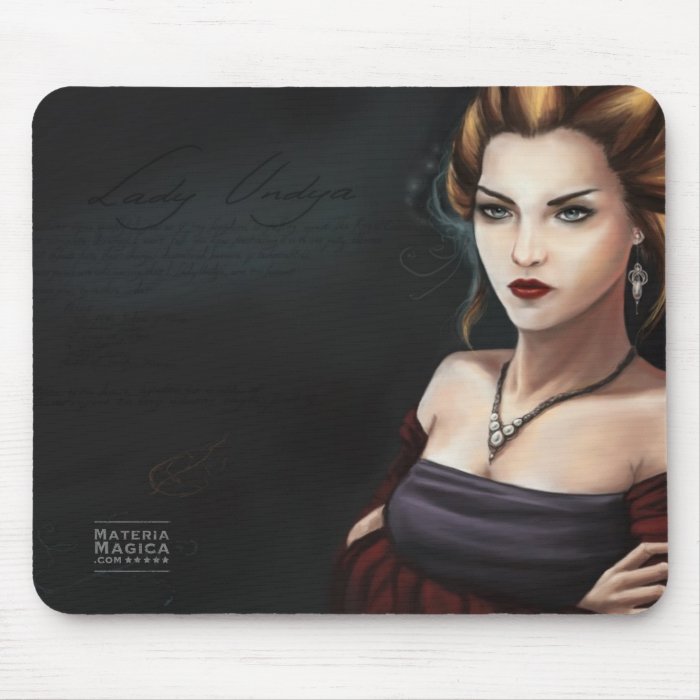 Lady Undya Quest Master Materia Magica Online Game Mousepads