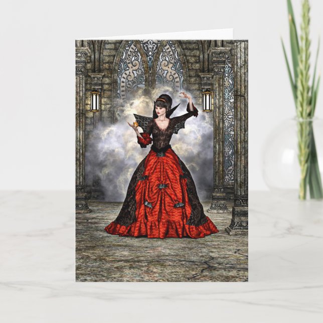 Lady Vamp Card (Front)