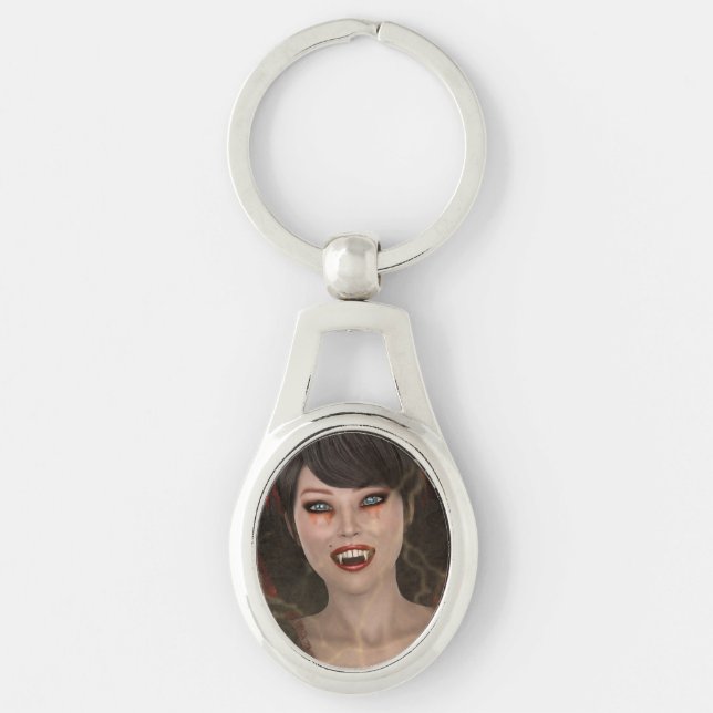 Lady Vamp Keychain (Front)