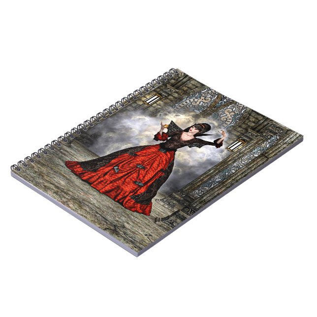 Lady Vamp Notebook (Left Side)